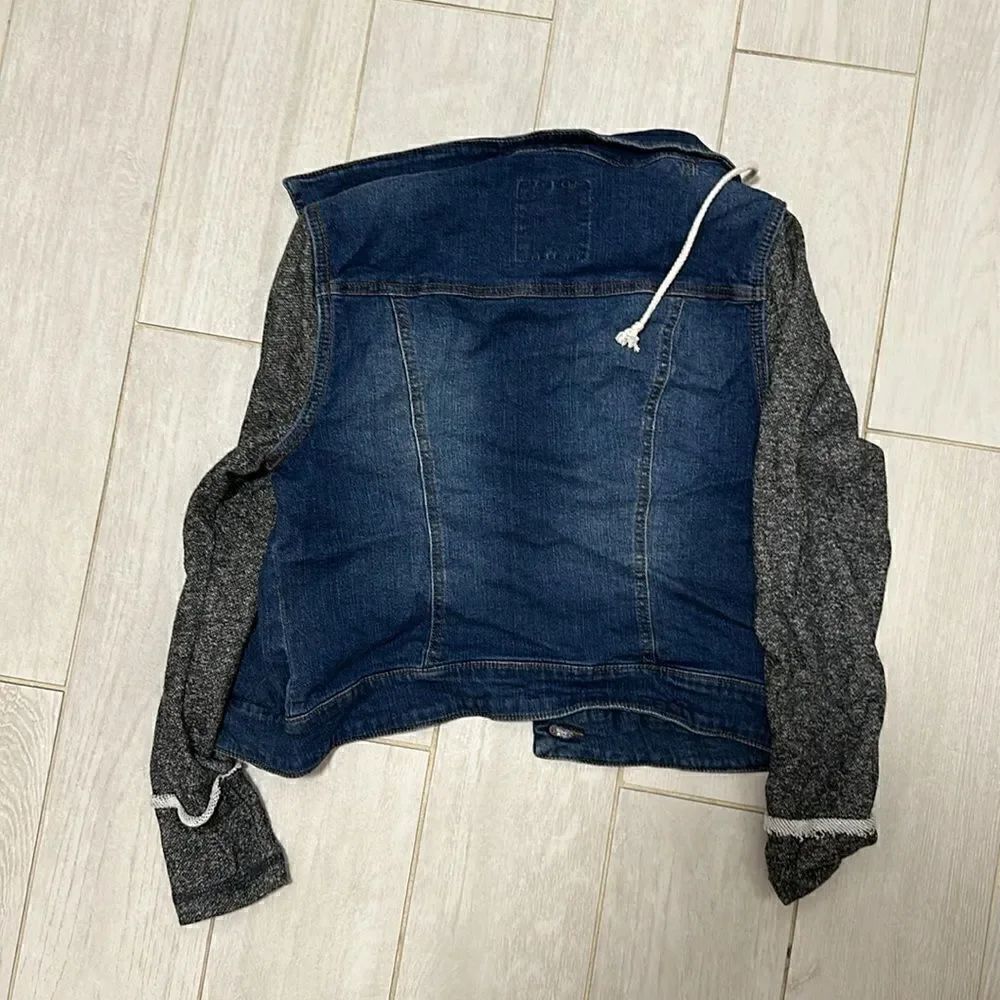 Denim Knit Mossimo Jacket XS - Picture 4 of 4